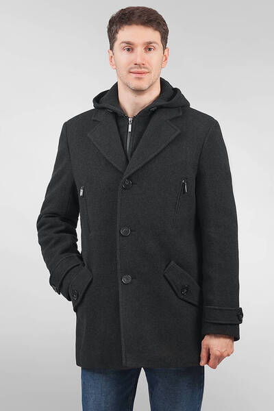 Пальто мужское зимнее с подстёжкой