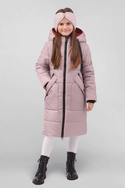 Пальто для девочки (двойное утепление)(размеры30-34)