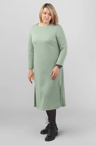 Платье женское трикотажное (футер) (размеры: 42-52)